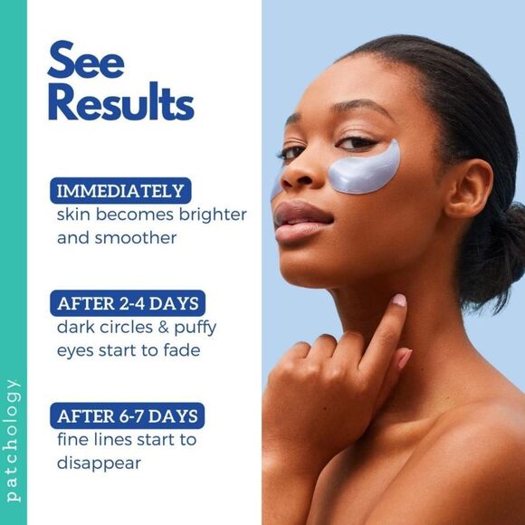 $5❤️🔥 LAST 1! Patchology FlashPatch Night Restoring Eye Gels Mask 👁️ NEW 2PK - Picture 4 of 7